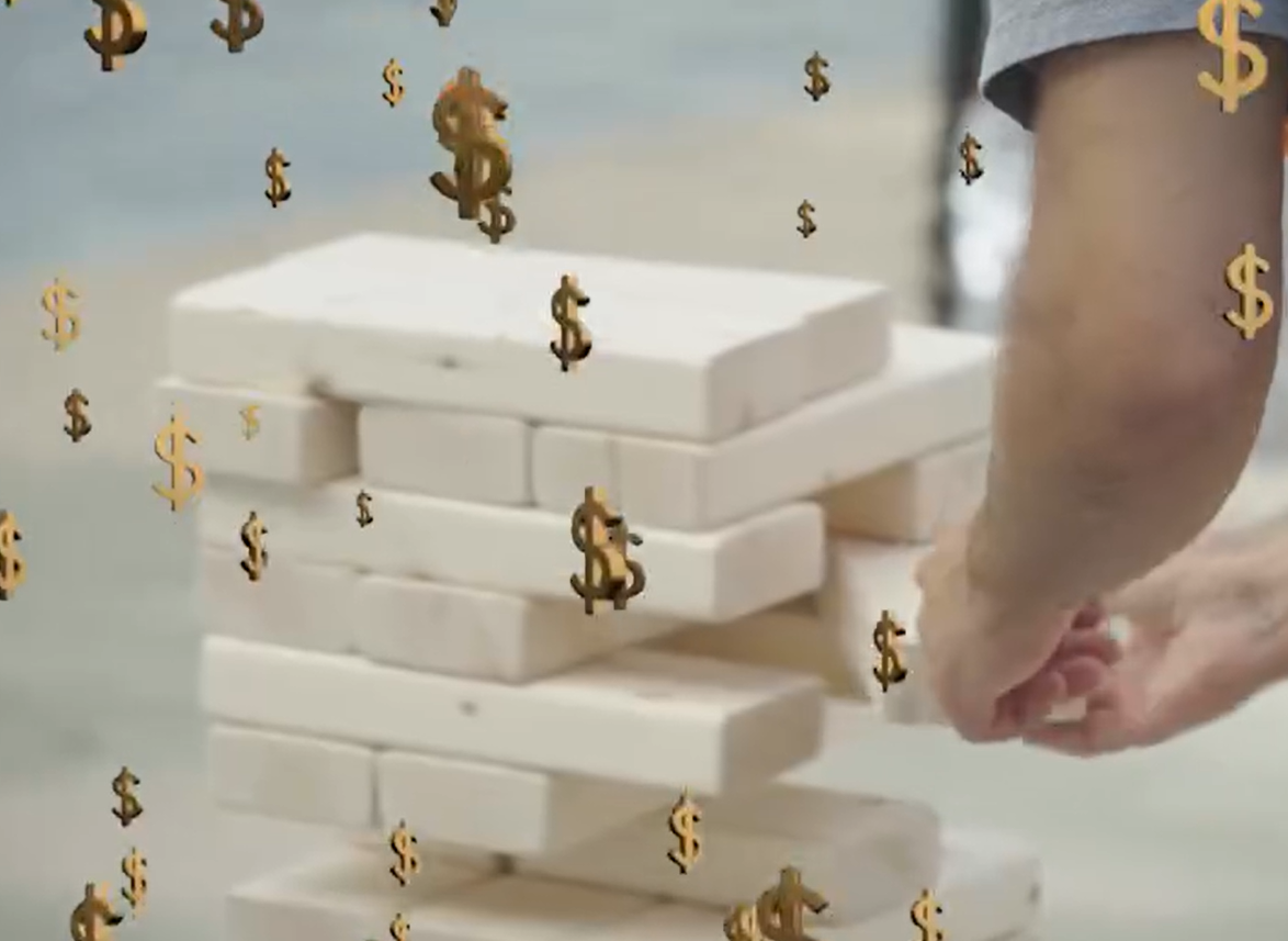 Member Magic Games Jenga Money
